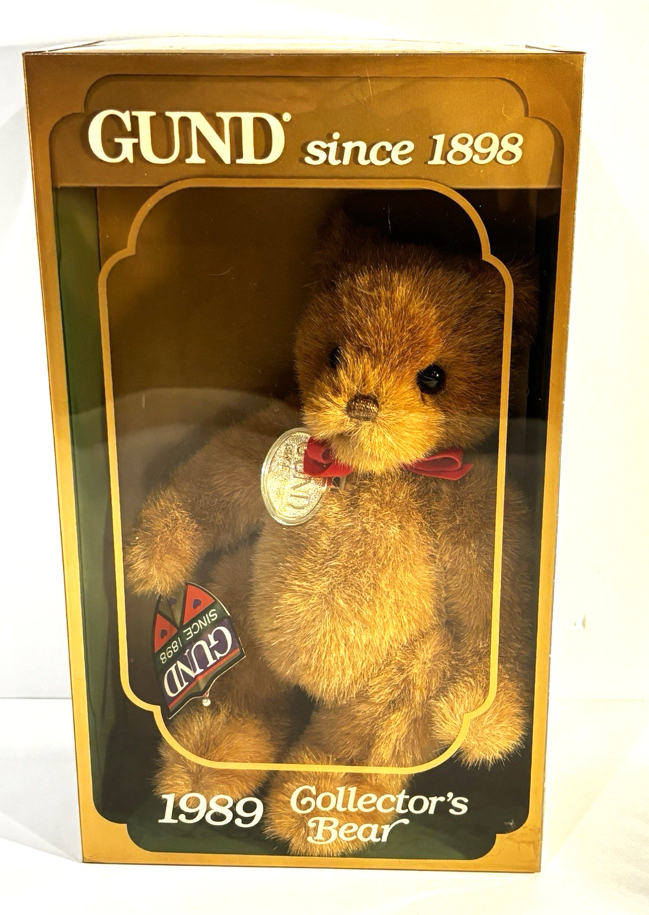 Vintage 1989 GUND Collectors Classic Gundy Limited Edition Teddy Bear NIB